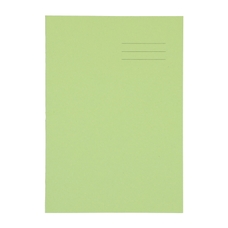 A4 Exercise Book 32-Page, Plain, Light Green - Pack of 100